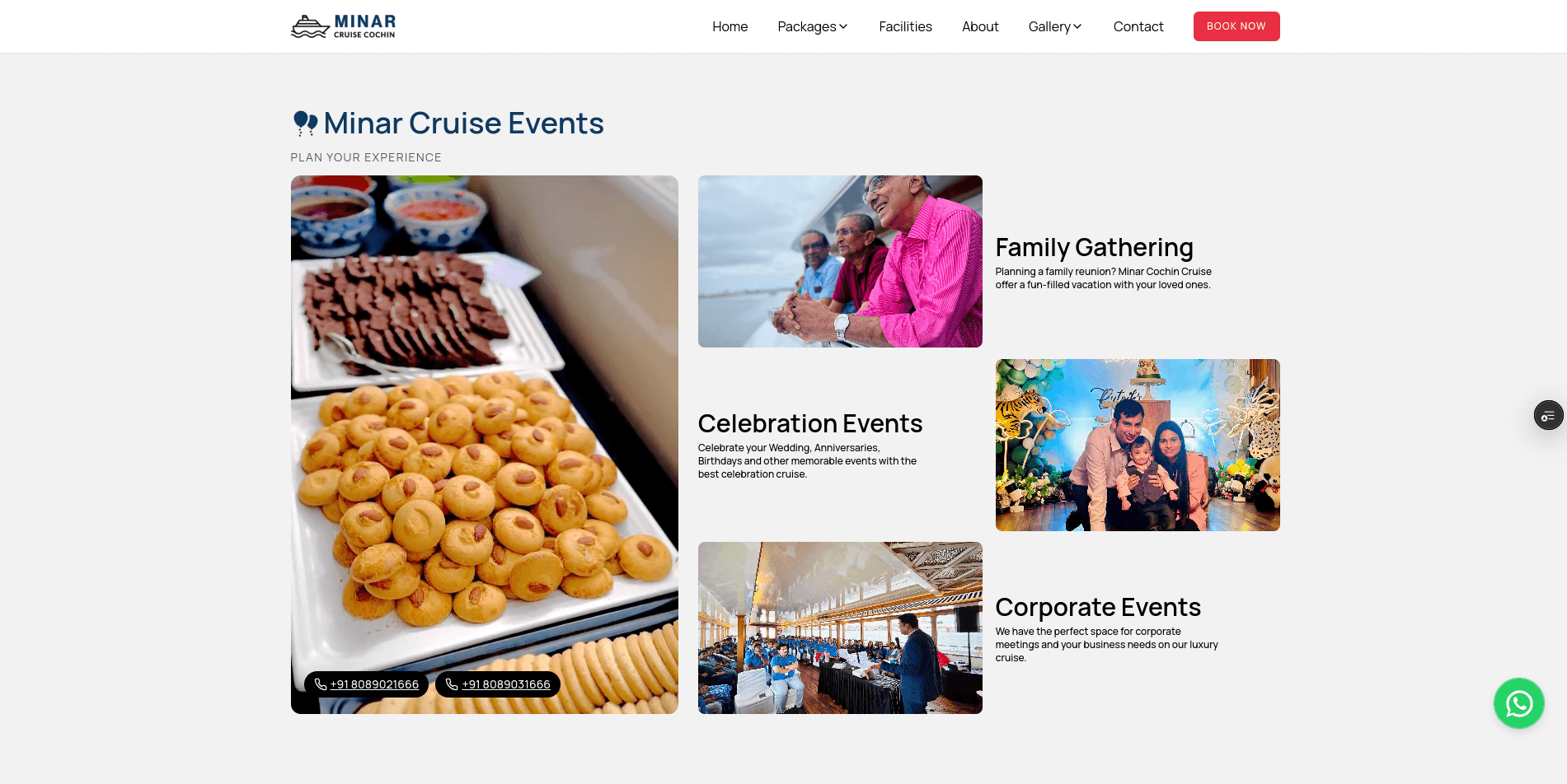 Minar Cruise - Booking Application - View 3
